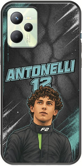 Θήκη Pole Position Collection Kimi Antonelli Realme Narzo 50a Prime Black Tpu Μαύρη Σιλικόνη