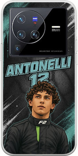 Handyhülle Pole Position Collection Kimi Antonelli Vivo X80 Pro Flexible Tpu Transparente Silikon