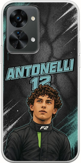 Θήκη Pole Position Collection Kimi Antonelli Oneplus Nord 2t 5g Flexible Tpu Διάφανη Σιλικόνη