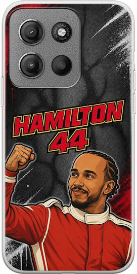 Pole Position Collection Lewis Hamilton Motorola Moto G15 Flexible TPU Transparent Silicone Case