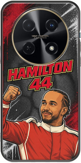 Θήκη Pole Position Collection Lewis Hamilton Huawei Nova 12i Black Tpu Μαύρη Σιλικόνη