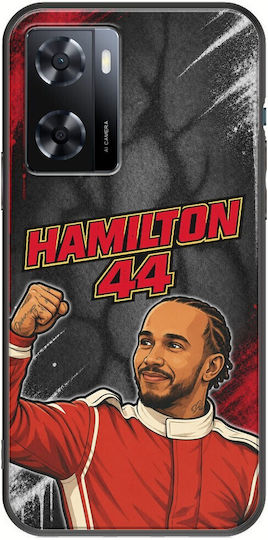 Θήκη Pole Position Collection Lewis Hamilton Oppo A57s Black Tpu Μαύρη Σιλικόνη