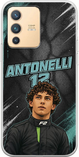 Θήκη Pole Position Collection Kimi Antonelli Vivo V23 5g Flexible Tpu Διάφανη Σιλικόνη