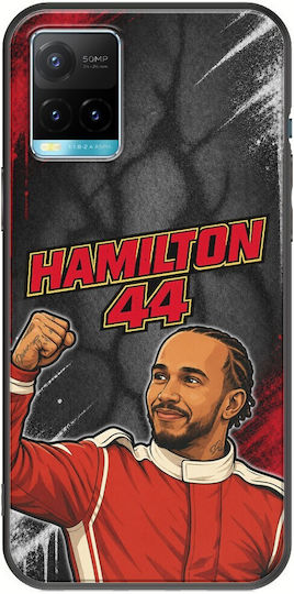 Калъф Pole Position Collection Lewis Hamilton Vivo Y21s Черен TPU Силикон