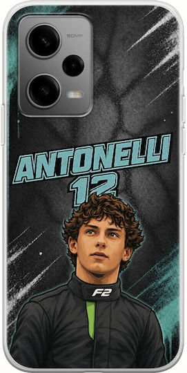 Θήκη Pole Position Collection Kimi Antonelli Xiaomi Poco X5 5g Flexible Tpu Διάφανη Σιλικόνη