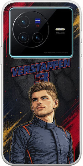 Pole Position Collection Max Verstappen Vivo X80 Flexible TPU Transparent Silicone Case