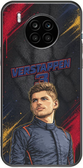 Handyhülle Pole Position Collection Max Verstappen Honor 50 Lite Schwarzes Tpu Schwarz Silikon