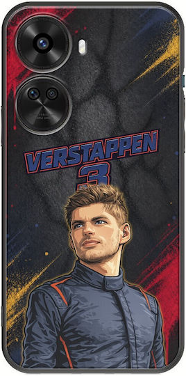 Husă Pole Position Collection Max Verstappen Huawei Nova 12 Se Black TPU Silicon Neagră