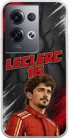 Pole Position Collection Charles Leclerc Oppo Reno 8 Pro 5g Flexible TPU Transparent Silicone Case