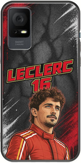 Handyhülle Pole Position Collection Charles Leclerc TCL 406 Schwarzes TPU Schwarz Silikon