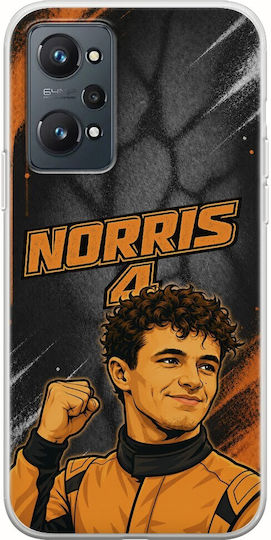 Pole Position Collection Lando Norris Realme GT 2 5G Flexible TPU Transparent Silicone Case