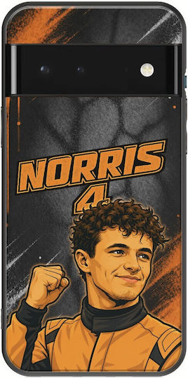 Handyhülle Pole Position Collection Lando Norris Google Pixel 6 5g Schwarz TPU Schwarze Silikon