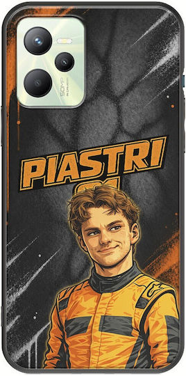 Θήκη Pole Position Collection Oscar Piastri Realme Narzo 50a Prime Black Tpu Μαύρη Σιλικόνη