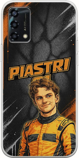 Pole Position Collection Oscar Piastri Oppo A94 5g Flexible TPU Transparent Silicone Case