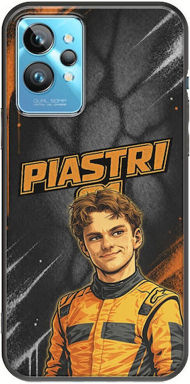 Калъф Pole Position Collection Oscar Piastri Realme GT2 Pro Черен TPU Силикон
