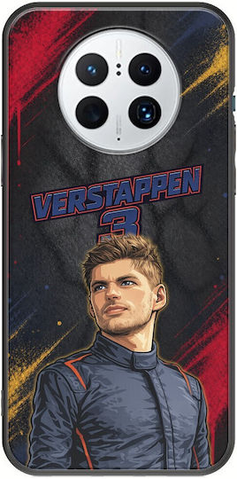 Husă Pole Position Collection Max Verstappen Huawei Mate 50 Pro Neagră TPU Silicon