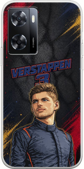 Θήκη Pole Position Collection Max Verstappen Oppo A57 4g Flexible Tpu Διάφανη Σιλικόνη