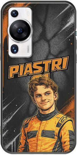 Калъф Pole Position Collection Oscar Piastri Huawei P60 Pro Черен TPU Силикон