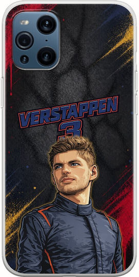 Θήκη Pole Position Collection Max Verstappen Oppo Find X3 Pro 5g Flexible Tpu Διάφανη Σιλικόνη