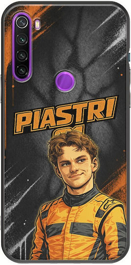 Калъф Pole Position Collection Oscar Piastri Xiaomi Redmi Note 8 2021 Черен TPU Силикон