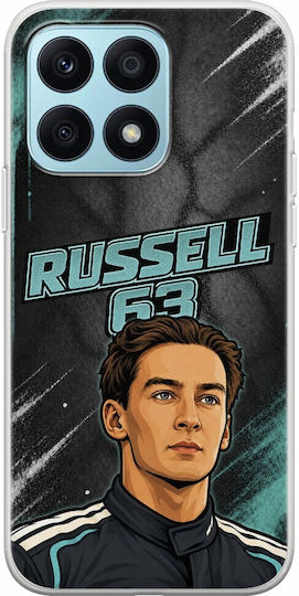 Pole Position Collection George Russell Honor X8a Flexible TPU Transparent Silicone Case