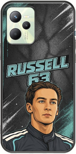 Θήκη Pole Position Collection George Russell Realme Narzo 50a Prime Black Tpu Μαύρη Σιλικόνη
