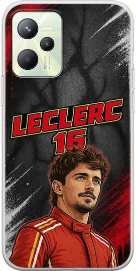 Husă Pole Position Collection Charles Leclerc Realme Narzo 50a Prime Silicon Transparent Flexibil TPU