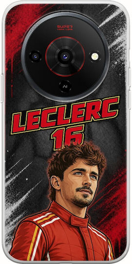 Θήκη Pole Position Collection Charles Leclerc Zte Blade A76 5g Flexible Tpu Διάφανη Σιλικόνη