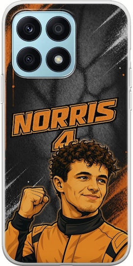 Калъф Pole Position Collection Lando Norris Honor X8a Гъвкав TPU Прозрачен Силикон