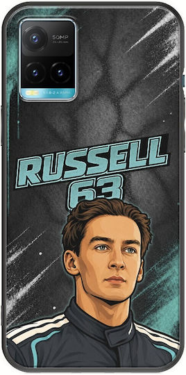 Калъф Pole Position Collection George Russell Vivo Y33s Черен TPU Силикон