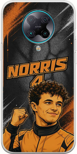 Pole Position Collection Lando Norris Xiaomi Poco F2 Pro Flexible TPU Transparent Silicone Case
