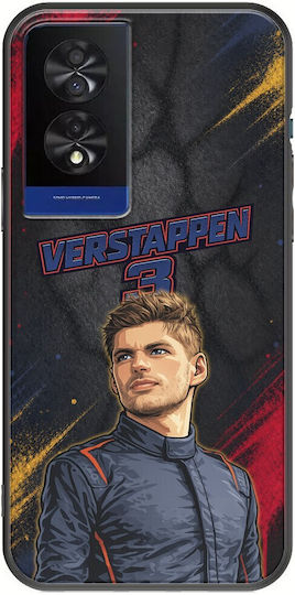 Калъф Pole Position Collection Max Verstappen Tcl 40 Nxtpaper 4g Черен Tpu Силикон