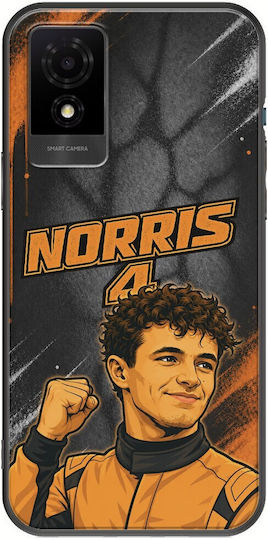 Калъф Pole Position Collection Lando Norris Tcl 501 Черен TPU Силикон