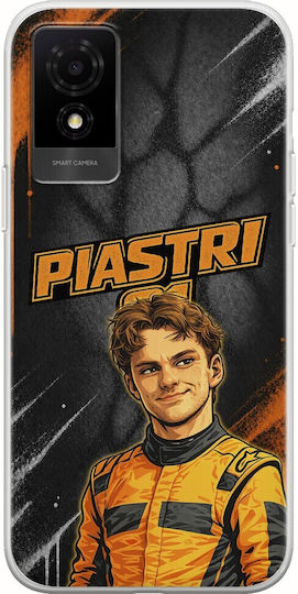 Pole Position Collection Oscar Piastri Tcl 501 Flexible Tpu Transparent Silicone Case