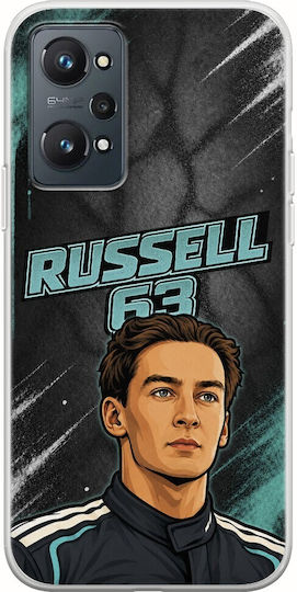 Pole Position Collection George Russell Realme GT 2 5G Flexible TPU Transparent Silicone Case