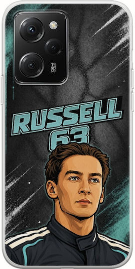 Pole Position Collection George Russell Xiaomi Poco X5 Pro 5g Flexible TPU Transparent Silicone Case