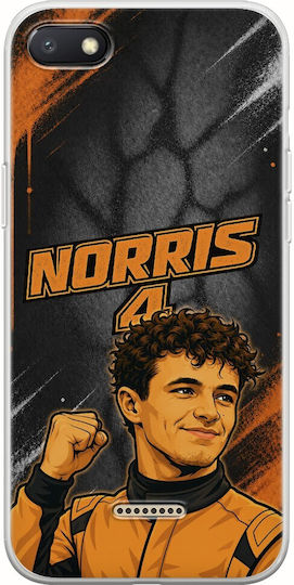 Калъф Pole Position Collection Lando Norris Xiaomi Redmi 6a Гъвкав TPU Прозрачен Силикон