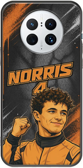 Θήκη Pole Position Collection Lando Norris Huawei Mate 50 Pro Black Tpu Μαύρη Σιλικόνη