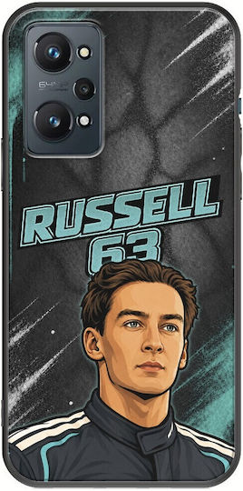 Калъф Pole Position Collection George Russell Realme GT 2 5G Черен TPU Силикон