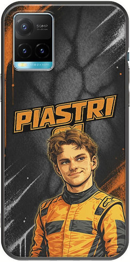 Калъф Pole Position Collection Oscar Piastri Vivo Y33s Черен TPU Силикон