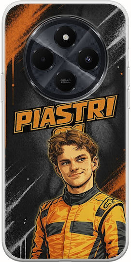 Pole Position Collection Oscar Piastri Xiaomi Poco C75 4g Flexible TPU Transparent Silicone Case