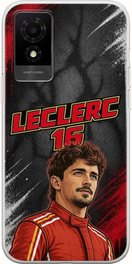 Handyhülle Pole Position Collection Charles Leclerc TCL 501 Flexible Tpu Transparente Silikon