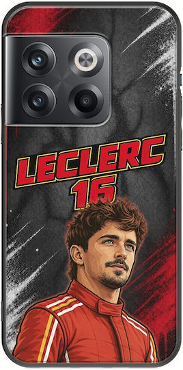 Θήκη Pole Position Collection Charles Leclerc Oneplus 10t 5g Black Tpu Μαύρη Σιλικόνη