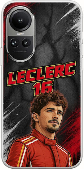 Θήκη Pole Position Collection Charles Leclerc Oppo Reno 10 Pro 5g Flexible Tpu Διάφανη Σιλικόνη
