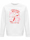 Unisex Bio-Baumwolle Sweatshirt One Wish Willow Crack Obsession Design Weiß