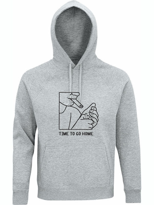 Hoodie Organic Unisex " Too Drunk Time To Go Ho...
