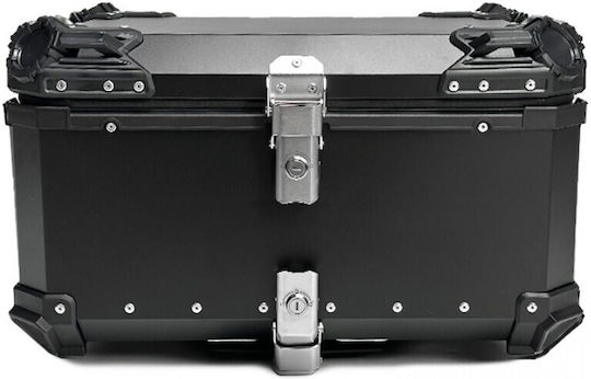 Black One Motorcycle Top Case Aluminum 65lt Black