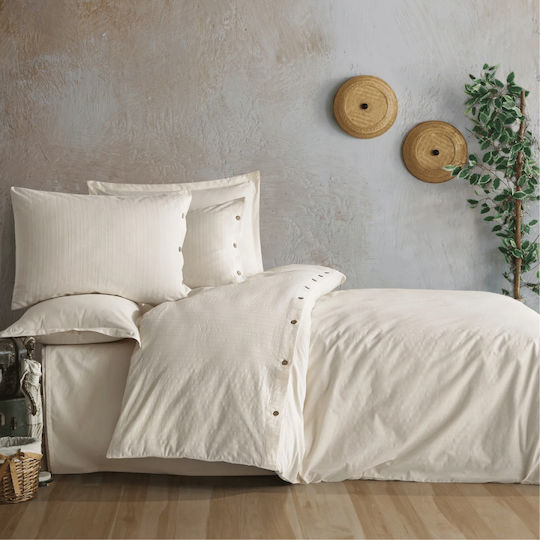 Clasy Home Set Huse Pentru Pilote Ecru