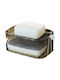 Alista Home Glasene Graue Seifenschale