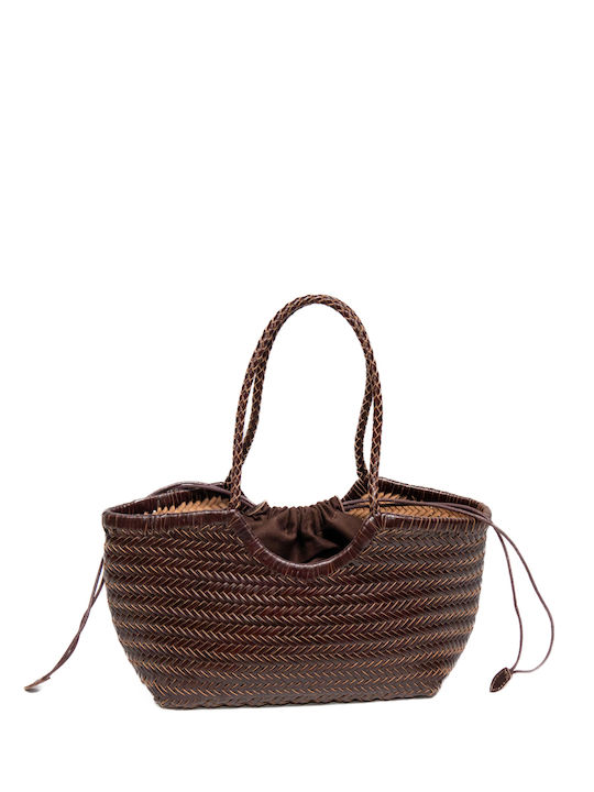 Leather Women's Tote Bag Brown SCDGKBB561459 D Brown-os